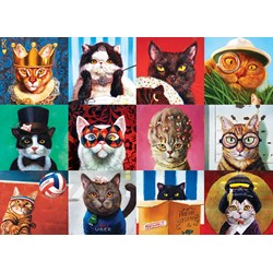 Eurographics (6000-5522) - Lucia Heffernan: "Funny Cats" - 1000 pezzi