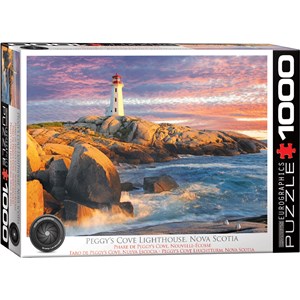 Eurographics (6000-5437) - "Peggy’s Cove Lighthouse, Nova Scotia" - 1000 pezzi