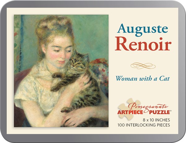 Pomegranate (AA805) - Pierre-Auguste Renoir: "Woman with a Cat" - 100 pezzi