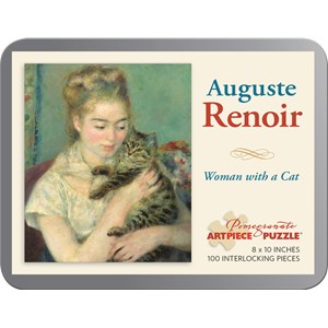 Pomegranate (AA805) - Pierre-Auguste Renoir: "Woman with a Cat" - 100 pezzi