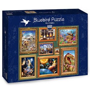 Bluebird Puzzle (70230) - "Boy's 8 Gallery" - 6000 pezzi