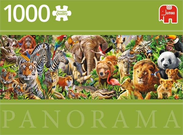 Jumbo (18518) - "African Wildlife" - 1000 pezzi