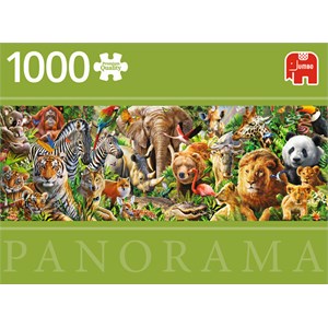 Jumbo (18518) - "African Wildlife" - 1000 pezzi