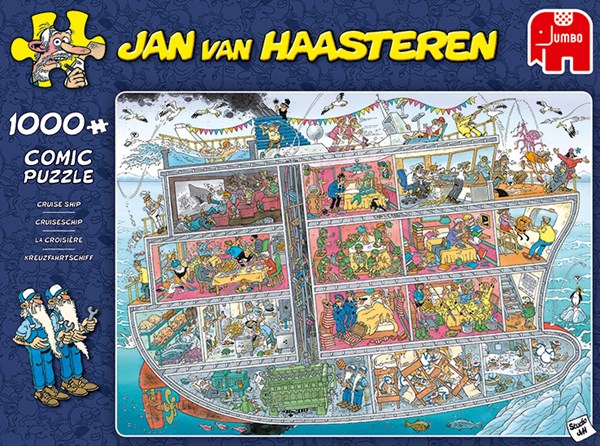 Jumbo (20021) - Jan van Haasteren: "Cruise Ship" - 1000 pezzi