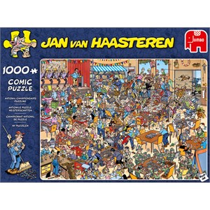 Jumbo (19090) - Jan van Haasteren: "National Championships Puzzling" - 1000 pezzi
