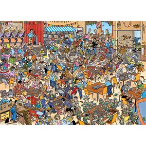 Jumbo (19090) - Jan van Haasteren: "National Championships Puzzling" - 1000 pezzi