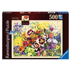 Ravensburger (14658) - "The Cottage Garden No 1, Spring" - 500 pezzi