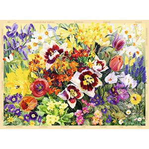 Ravensburger (14658) - "The Cottage Garden No 1, Spring" - 500 pezzi