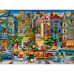 Ravensburger (16261) - "The Painted Ladies" - 1500 pezzi