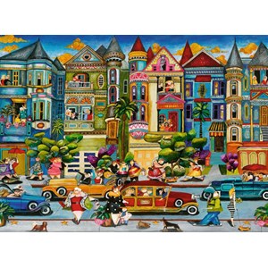 Ravensburger (16261) - "The Painted Ladies" - 1500 pezzi