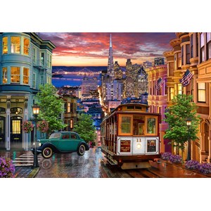 Bluebird Puzzle (70293) - "San Francisco Trolley" - 1000 pezzi