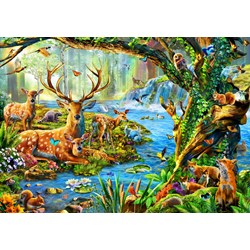 Bluebird Puzzle (70185) - Adrian Chesterman: "Forest Life" - 1500 pezzi