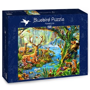 Bluebird Puzzle (70185) - Adrian Chesterman: "Forest Life" - 1500 pezzi