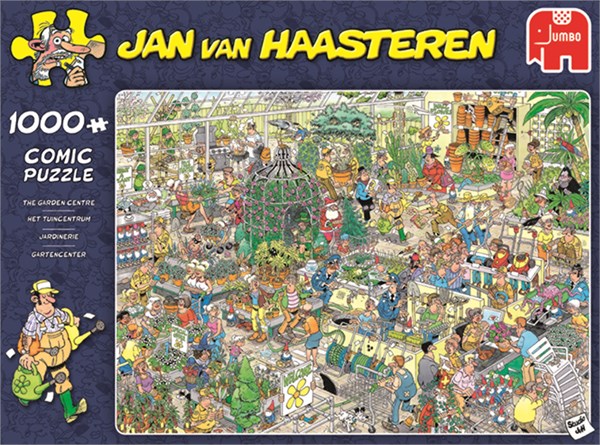 Jumbo (19066) - Jan van Haasteren: "The Garden Center" - 1000 pezzi