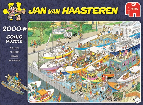 Jumbo (19068) - Jan van Haasteren: "The Locks" - 2000 pezzi