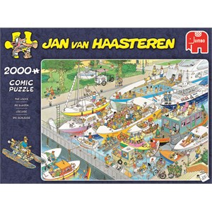 Jumbo (19068) - Jan van Haasteren: "The Locks" - 2000 pezzi