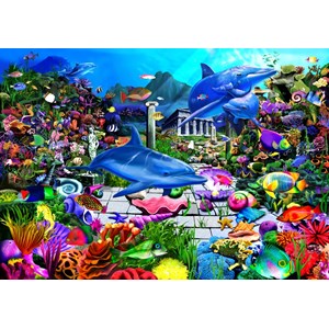 Bluebird Puzzle (70145) - "Lost Undersea World" - 1000 pezzi