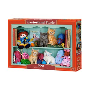 Castorland (B-53377) - "Kitten Shelves" - 500 pezzi
