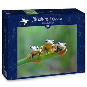 Bluebird Puzzle (70294) - "Friendly Frogs" - 500 pezzi