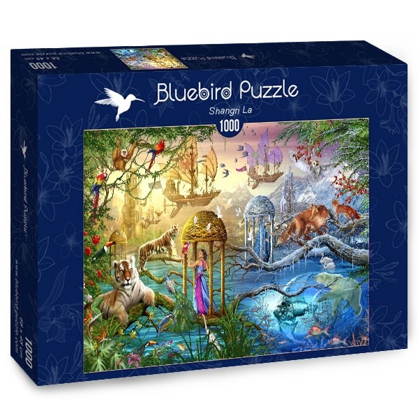 Bluebird Puzzle (70128) - Ciro Marchetti: "Shangri La" - 1000 pezzi