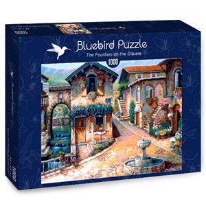 Bluebird Puzzle (70120) - "The Fountain on the Square" - 1000 pezzi