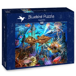 Bluebird Puzzle (70121) - "Aqua City" - 1000 pezzi