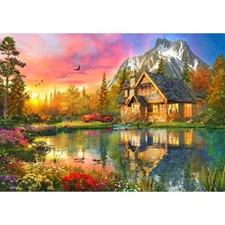 Bluebird Puzzle (70164) - Dominic Davison: "The Mountain Cabin" - 1000 pezzi