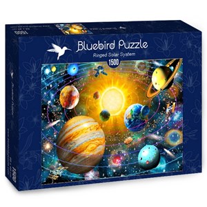 Bluebird Puzzle (70188) - Adrian Chesterman: "Ringed Solar System" - 1500 pezzi