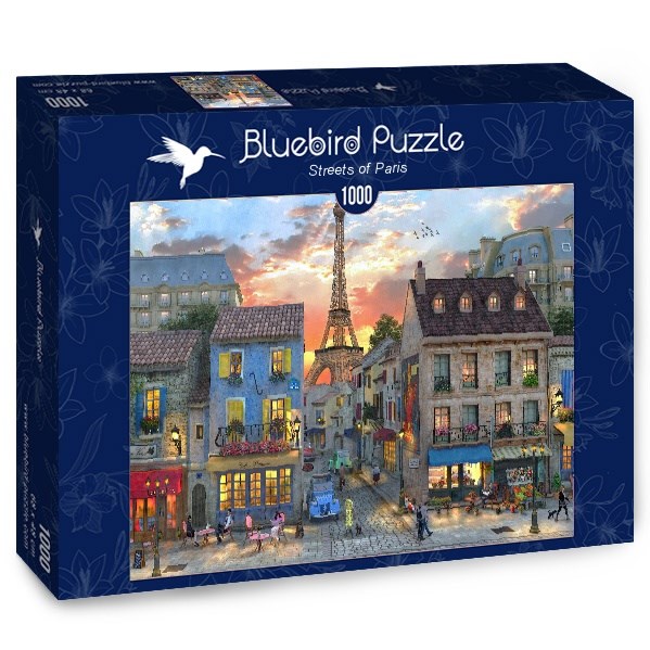 Bluebird Puzzle (70111) - Dominic Davison: "Streets of Paris" - 1000 pezzi