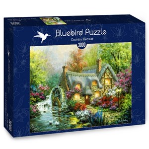 Bluebird Puzzle (70063) - Nicky Boehme: "Country Retreat" - 3000 pezzi