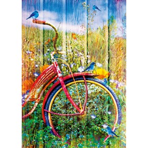Bluebird Puzzle (70300) - "Bluebirds on a Bicycle" - 1000 pezzi