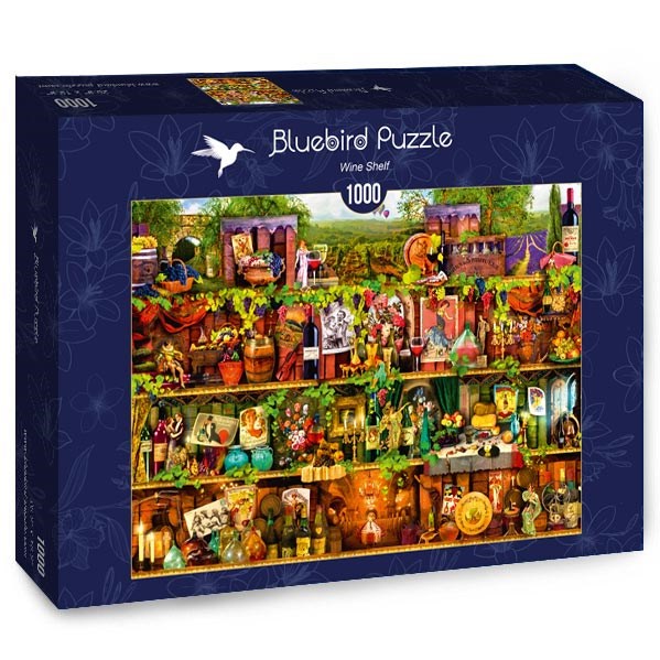 Bluebird Puzzle (70304) - "Wine Shelf" - 1000 pezzi