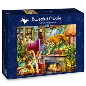 Bluebird Puzzle (70310) - "Tigers Coming to Life" - 1000 pezzi