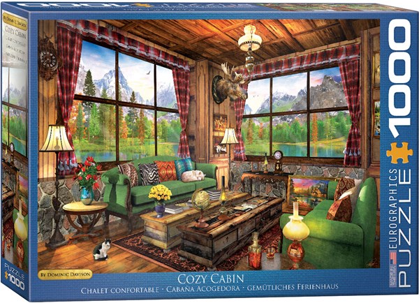 Eurographics (6000-5377) - Dominic Davison: "Cozy Cabin" - 1000 pezzi