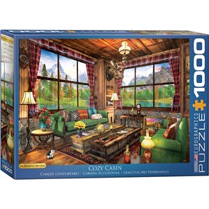 Eurographics (6000-5377) - Dominic Davison: "Cozy Cabin" - 1000 pezzi