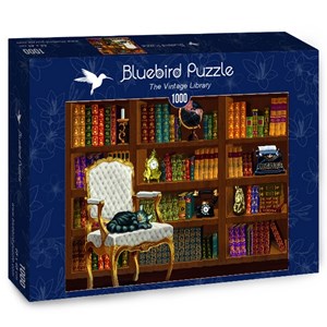 Bluebird Puzzle (70225) - "The Vintage Library" - 1000 pezzi