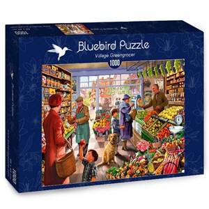 Bluebird Puzzle (70232) - Steve Crisp: "Village Greengrocer" - 1000 pezzi