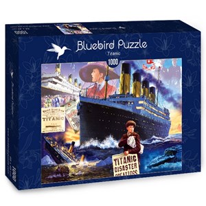 Bluebird Puzzle (70231) - Steve Crisp: "Titanic" - 1000 pezzi