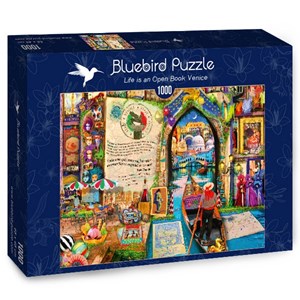 Bluebird Puzzle (70242) - Aimee Stewart: "Life is an Open Book Venice" - 1000 pezzi
