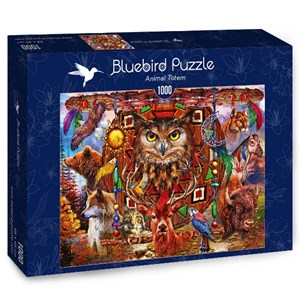 Bluebird Puzzle (70247) - Ciro Marchetti: "Animal Totem" - 1000 pezzi