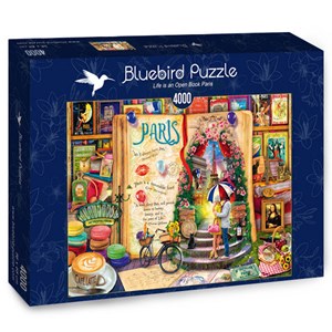 Bluebird Puzzle (70262) - Aimee Stewart: "Life is an Open Book Paris" - 4000 pezzi