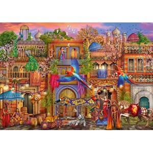 Bluebird Puzzle (70255) - Ciro Marchetti: "Arabian Street" - 4000 pezzi