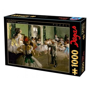 Educa (72801) - Edgar Degas: "The Dance Class" - 1000 pezzi