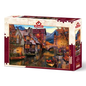 Art Puzzle (5476) - "Canal Homes" - 2000 pezzi