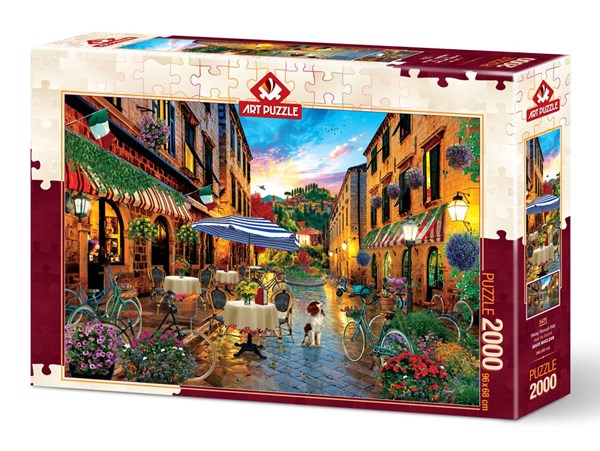 Art Puzzle (5475) - "Biking Through Italy" - 2000 pezzi