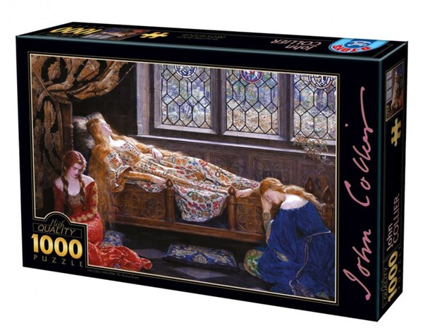 Art Puzzle (73822) - John Collier: "The Sleeping Beauty" - 1000 pezzi