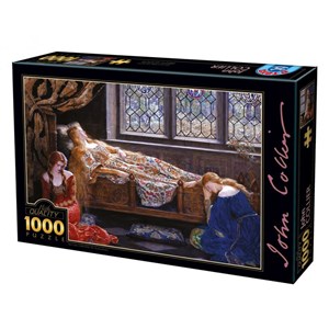 Art Puzzle (73822) - John Collier: "The Sleeping Beauty" - 1000 pezzi