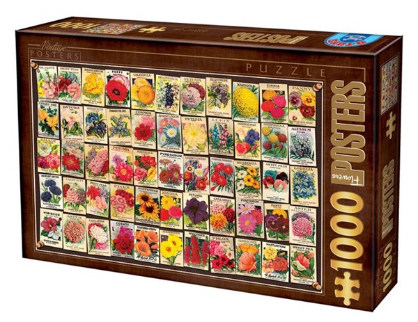 D-Toys (74492) - "Flowers" - 1000 pezzi