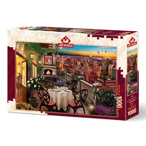 Art Puzzle (5184) - "Dinner at New York" - 1000 pezzi