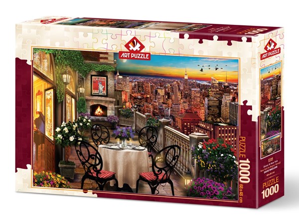 Art Puzzle (5184) - "Dinner at New York" - 1000 pezzi